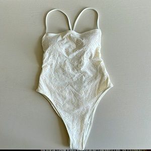 NWT one piece Abercrombie & Fitch cheeky swim